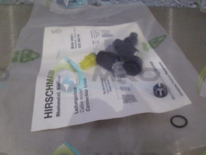 HIRSCHMANN 933-366-100 CABLE SOCKET * NEW IN FACTORY BAG *