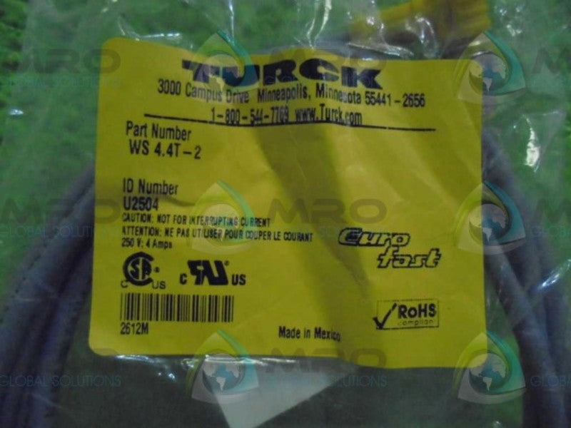 TURCK WS4.4T-2 EXTENTION CABLE  NSFS