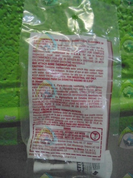 LOCTITE 60805 RETAINING COMPOUND  NSFS  LOT OF 5