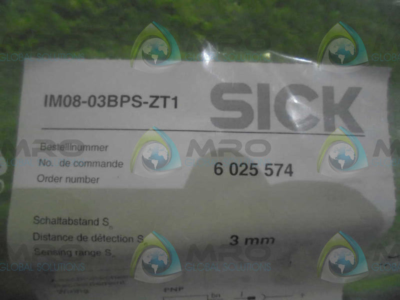 SICK IM08-03BPS-ZTI PROXIMITY SENSOR  NSFS