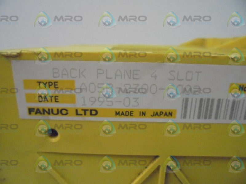 FANUC A05B-2300-C002 4SLOT BACK PLANE  UNMP
