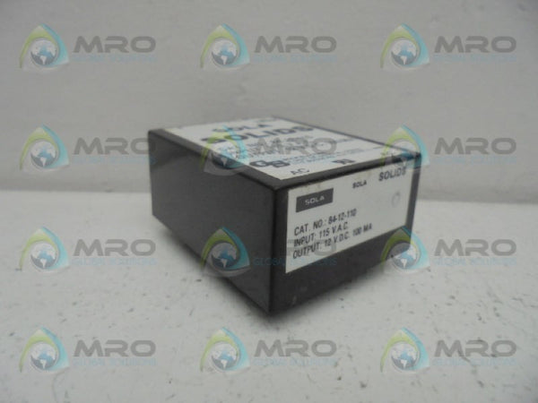 SOLA 84-12-110 RELAY  UNMP
