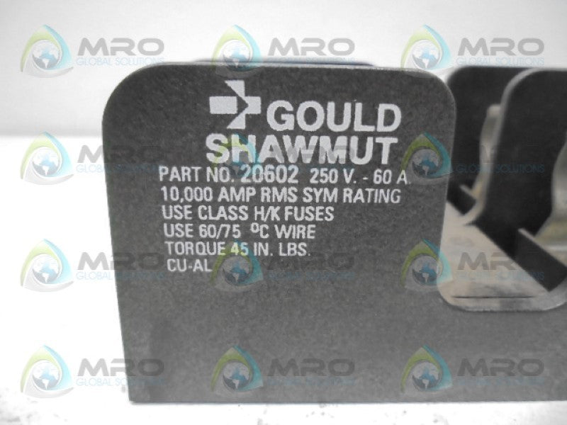 GOULD 20602 FUSE CONNECTOR  UNMP