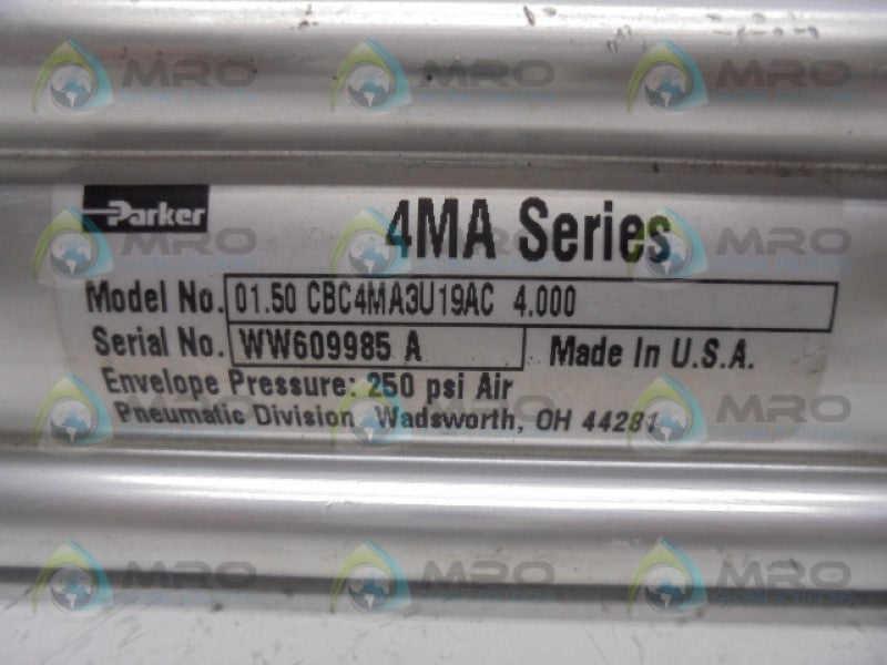 PARKER 01.50CBC4MA3U19AC4.000 CYLINDER  UNMP