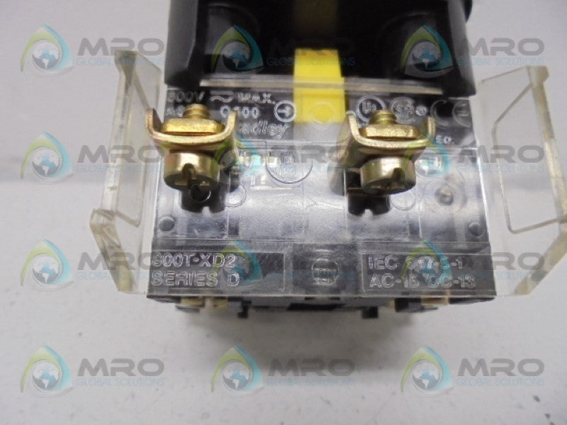 INDUSTRIAL SPARE PART 800T-KE SER T BLACK PUSH BUTTON  UNMP
