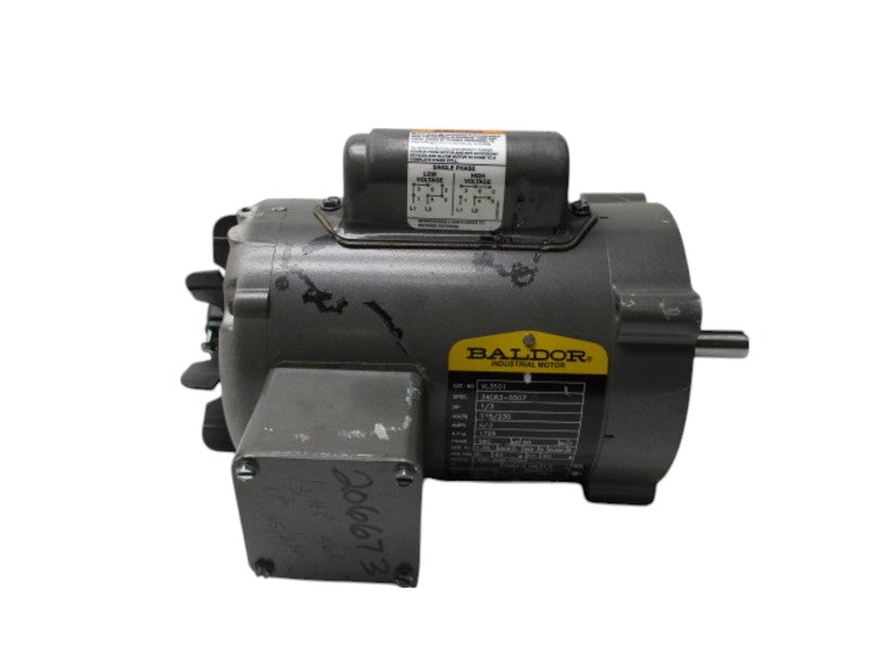 BALDOR VL3501 MOTOR 1/3 HP 1725 RPM  UNMP
