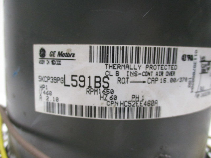 GENERAL ELECTRIC 5KCP39MGL591BS ELECTRIC MOTOR 1 HP 1650 RPM  UNMP