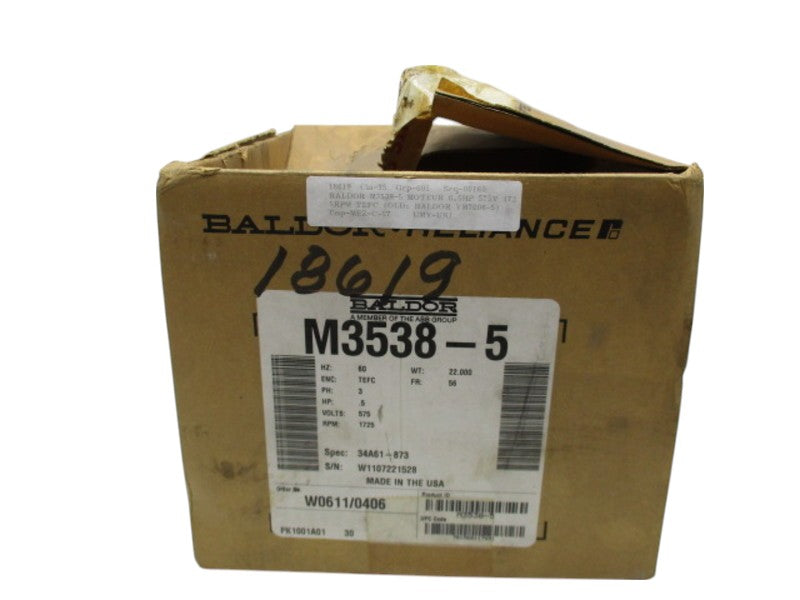 BALDOR M3548-5 NSMP