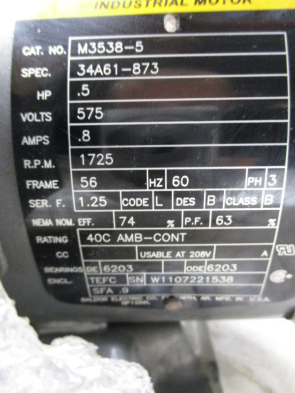BALDOR M3548-5 NSMP