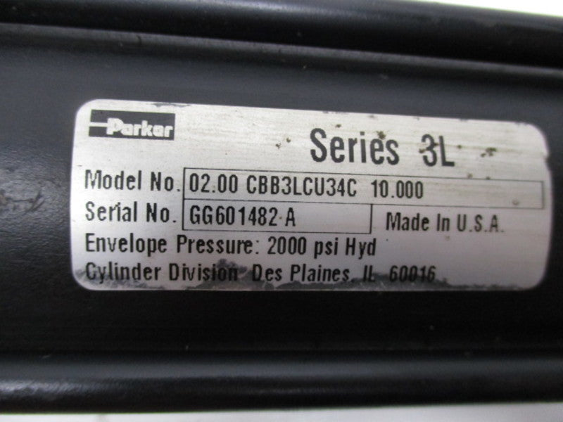 PARKER SERIES 3L 02.00CBB3LCU34C PNEUMATIC CYLINDER  UNMP