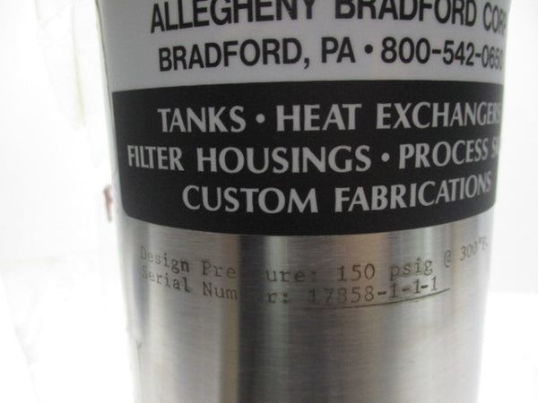 ALLEGHENY BRADFORD FILTER HOUSING 150 PSI  NSNP