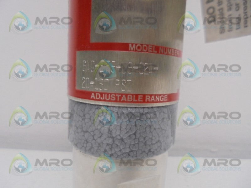 SOR 6AG-EF5-U8-C2A-20 PRESSURE SWITCH  NSNP