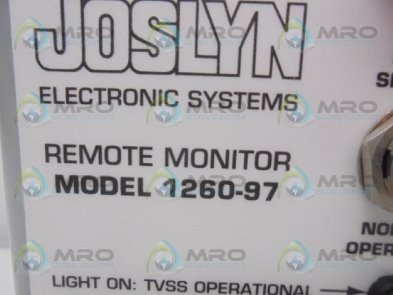 JOSLYN 1260-97 REMOTOE MONITOR  NSNP