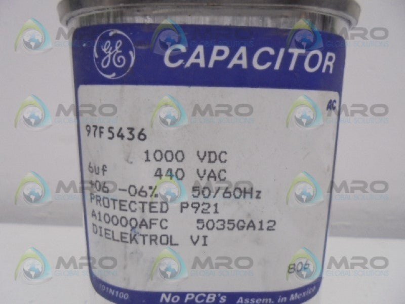 GENERAL ELECTRIC 97F5436 CAPACITOR  NSNP