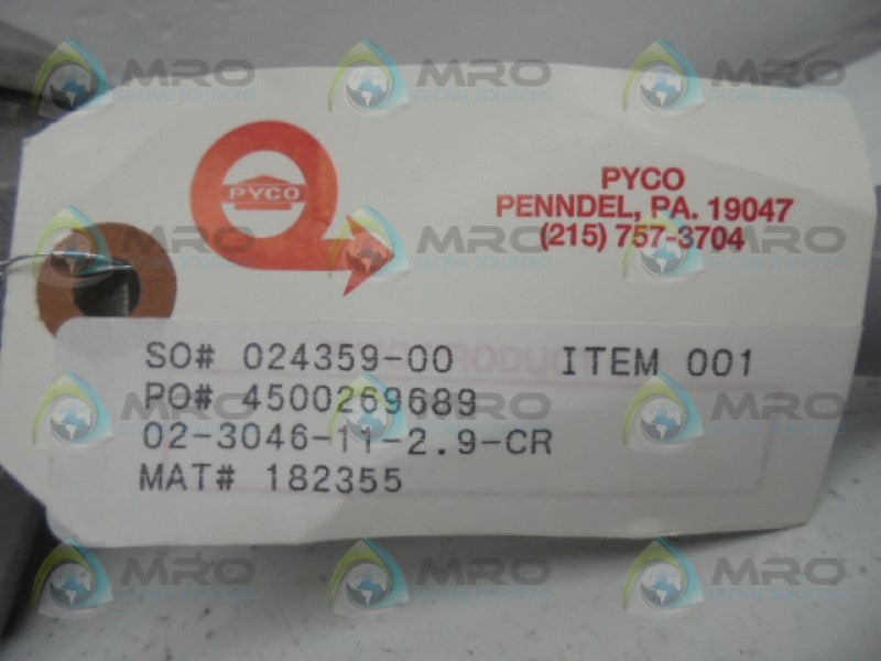 PYCO 02-3046-11-2.9-CR SENSOR  NSNP