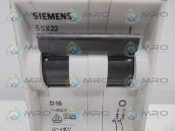 SIEMENS 5SX2216-8 CIRCUIT BREAKER  UNMP