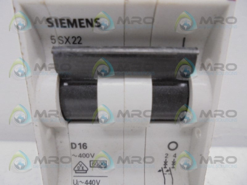 SIEMENS 5SX2216-8 CIRCUIT BREAKER  UNMP
