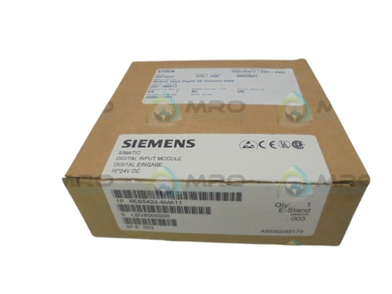SIEMENS 6ES5422-8MA11 INPUT MODULE  NSMP