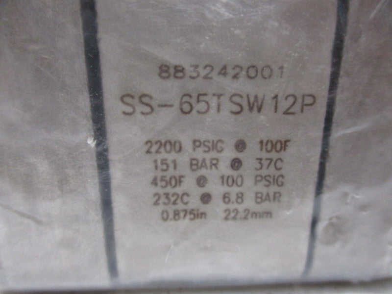 SWAGELOK SS-65TSW12P BALL VALVE  NSMP