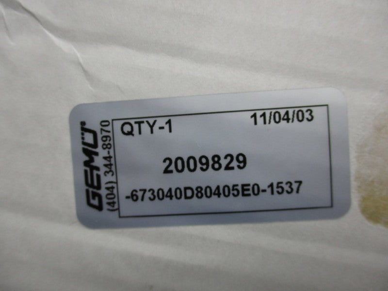 GEMU 671040D80405E0-1507 8549-S SFV2 PN16 316L  NSMP