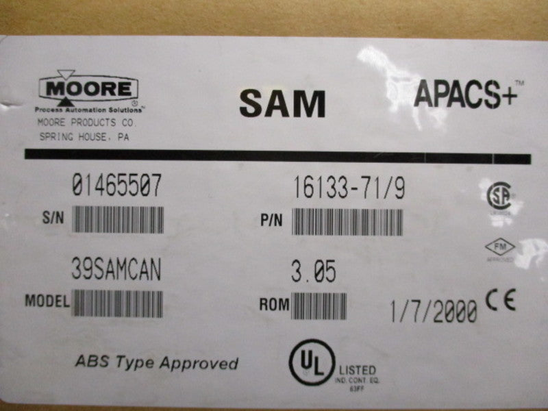 MOORE 39SAMCAN STANDARD ANALOG MODULE ROM 3.05  NSMP