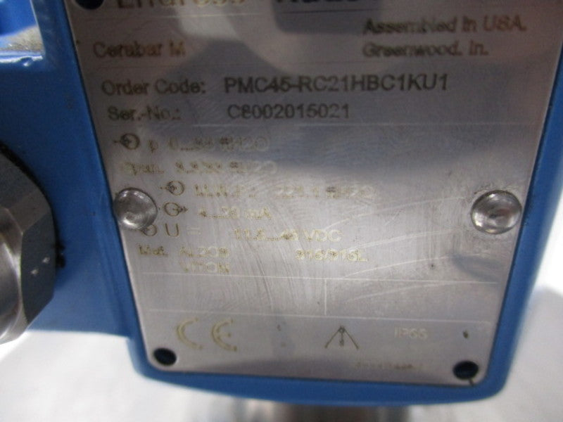 ENDRESS+HAUSER PMC45-RC21HBC1KU1 TRANSMITTER WITH MOUNTING PLATE  NSNP