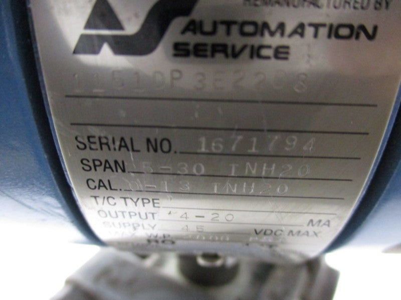 ROSEMOUNT 1151DP3E22D3 TRANSMITTER  UNMP