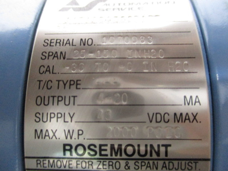 ROSEMOUNT 1151DP4E22B1DF UNMP