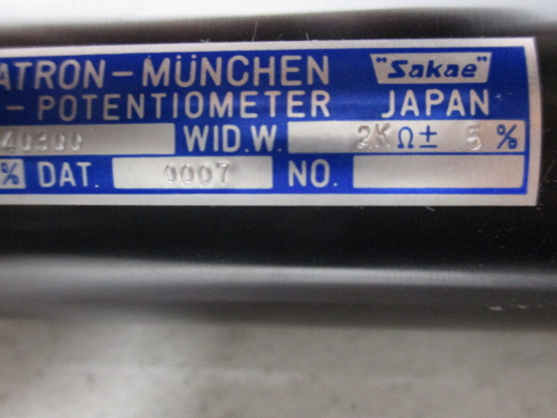 SAKAE MEGATRON WG040300 POTENTIOMETER CYLINDER  NSNP