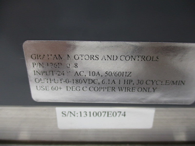 GRAHAM CYCLETROL 2000 176B3008 DC MOTOR CONTROL 240V  UNMP