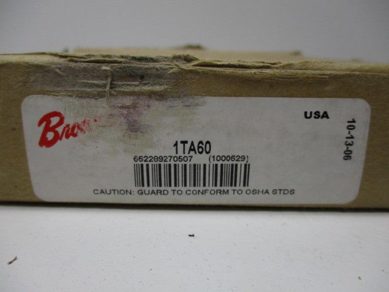 BROWNING 1TA60 TAPERED SHEAVE PULLY  NSMP