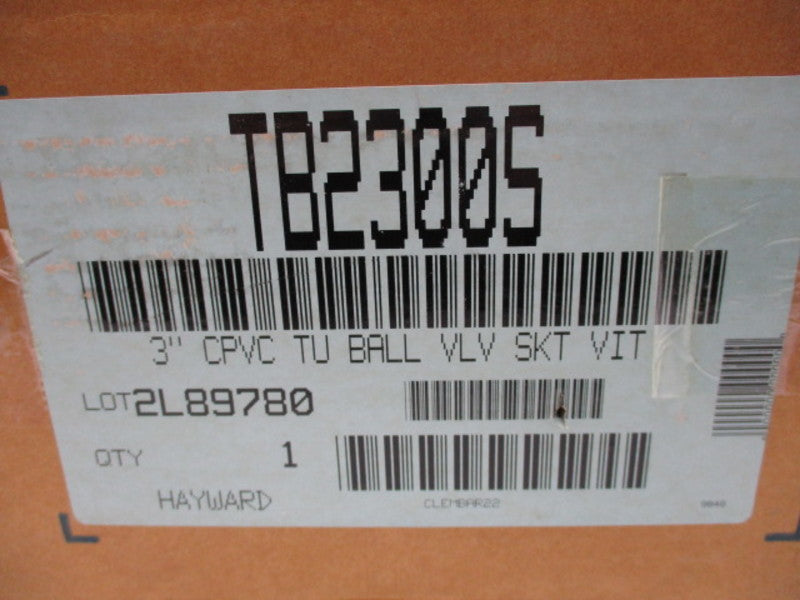 HAYWARD TB2300S CPVC BALL VALVE 3"  NSMP