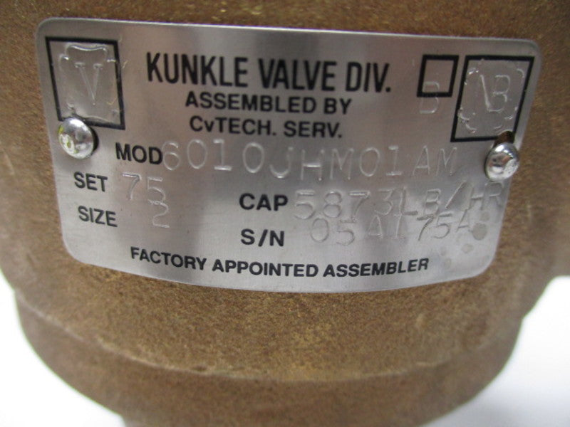 KNUKLE 6010JHM01AM STEM RELIEF VALVE SIZE 2  NSMP