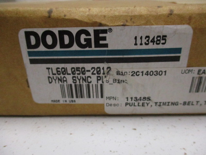 DODGE TL60L050-2012 TIMING BELT PULLEY  NSMP