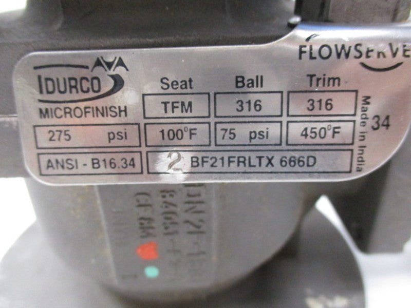 FLOWSERVE 2BF21FRLTX666D FLOWVALVE  NSNP