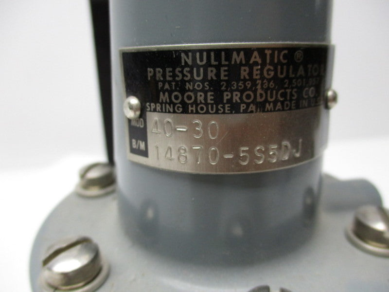 NULLMATIC 40-30 PRESSURE REGULATOR  UNMP