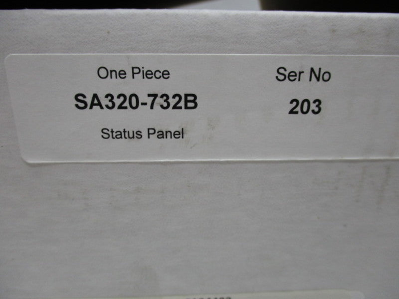NSNP JERSEY MACHINE SA320-732B STATUS PANEL  NSMP