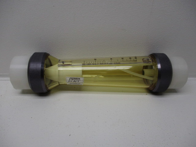 OMEGA FL-86J FLOWMETER 10-100 GPM  NSMP