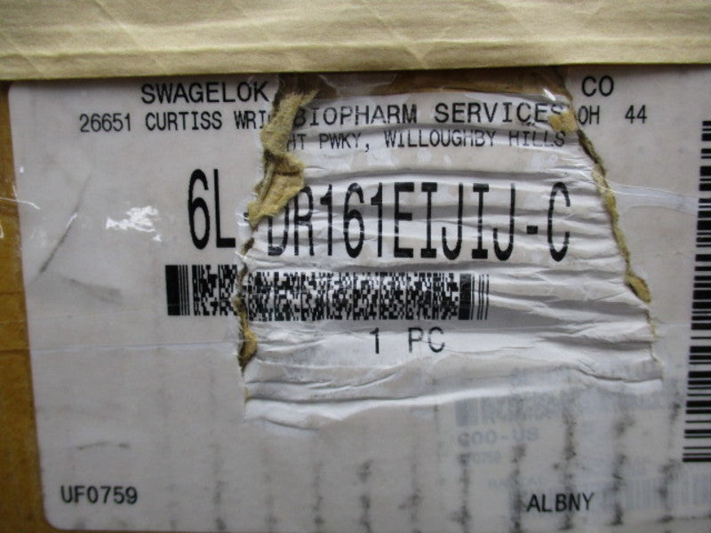 SWAGLOK 6L-DR161EIJIJ-C SANITARY VALVE  NSMP