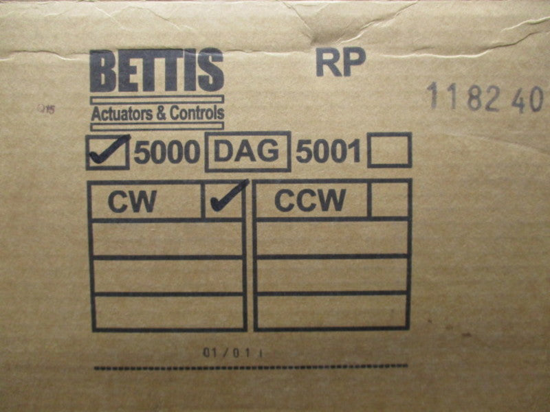 BETTIS RPC5000DA ACTUATOR 120 PSI  NSMP