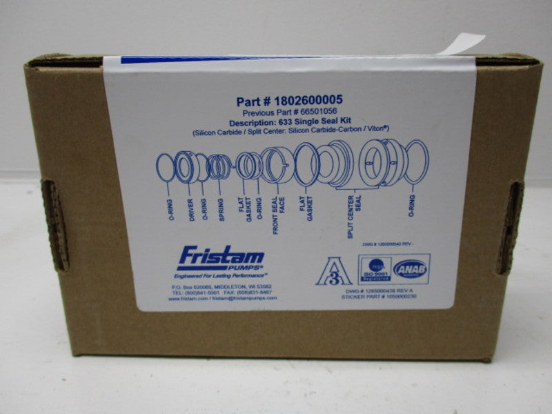 FRISTRAM 1802600005 633 SINGLE SEAL KIT * FACTORY SEALED *