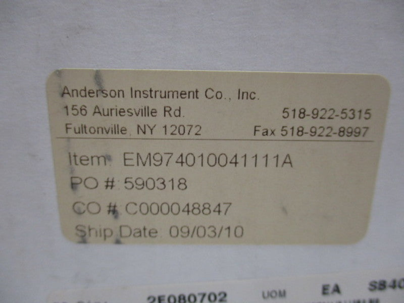ANDERSON EM974010041111A AIR GUAGE  NSMP