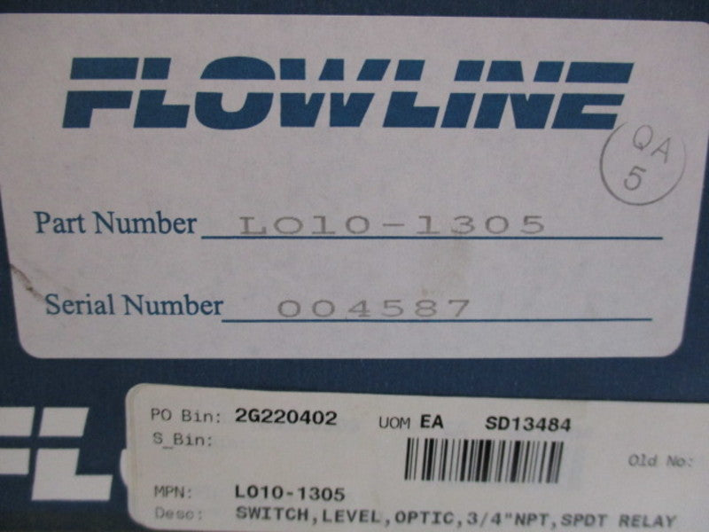 FLOWLINE L010-1305 OPTIC LEVEL SWITCH  NSMP