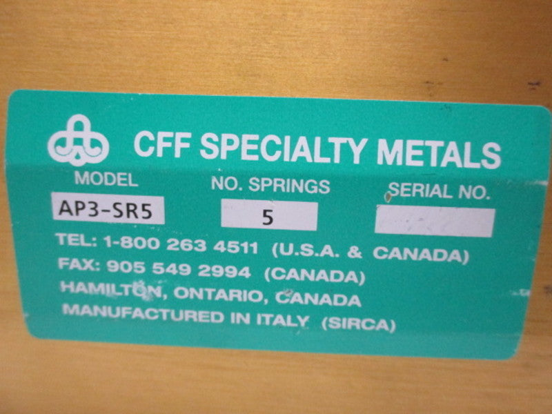 CFF AP3-SR5 5 SPRING ACTUATOR MAX 142 PSI  NSNP