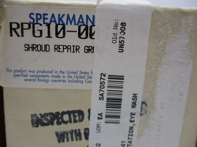 SPEAKMAN RPG10-0041 EYE WASH STATION SHROUD KIT  NSMP
