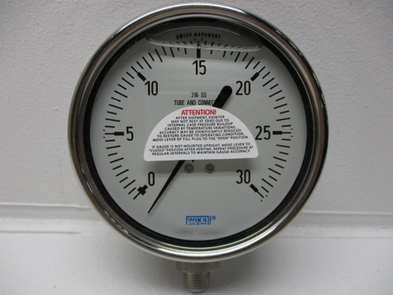 WIKA 9832356 PRESSURE GUAGE 30 PSI  NSMP