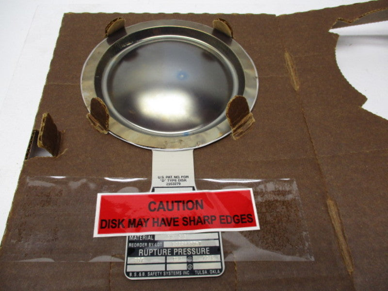 BS&B BV RUPTURE DISK  NSMP