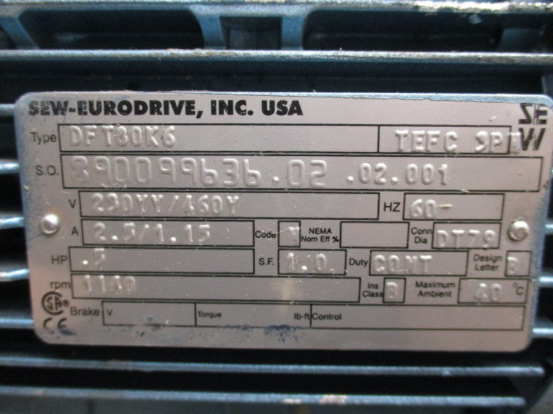 SEW-EURODRIVE DFT80K6  UNMP