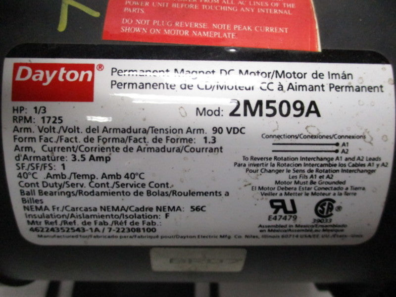 DAYTON 2M509A  UNMP