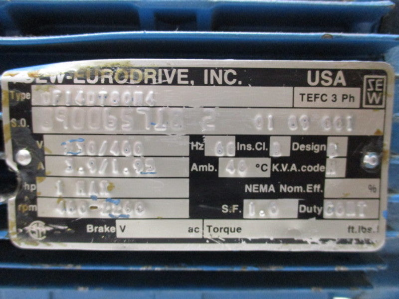 SEW-EURODRIVE DF14DT60N4 UNMP